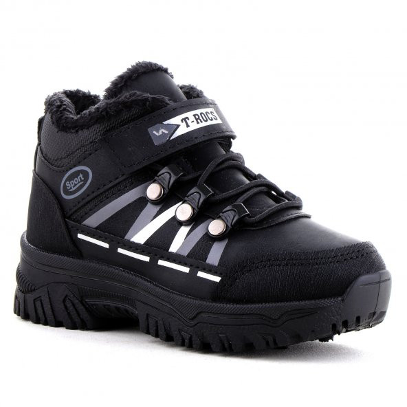 Vojo Rocks Kürklü Rahat Taban Cırtlı Erkek Çocuk Bot 2 Renk - 11