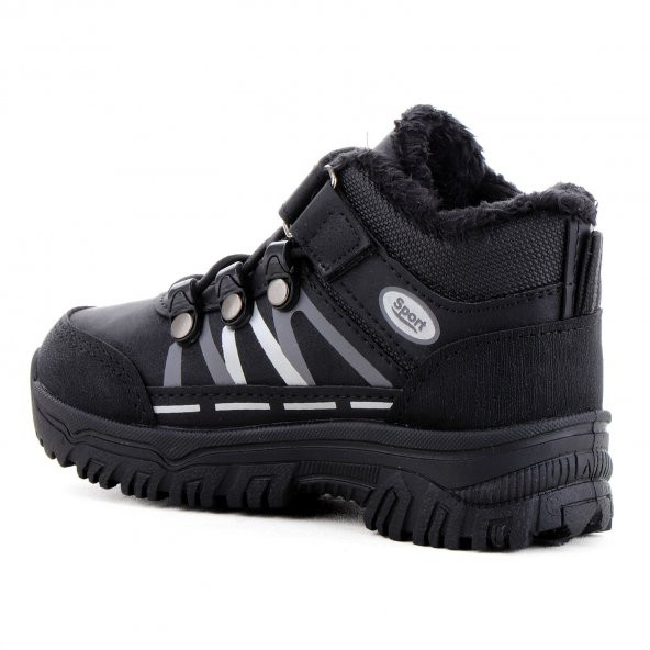 Vojo Rocks Kürklü Rahat Taban Cırtlı Erkek Çocuk Bot 2 Renk - 12