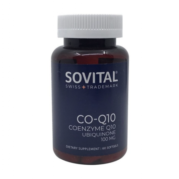 Sovital Swiss Trademark CO Q10 100 mg 60 Softgels
