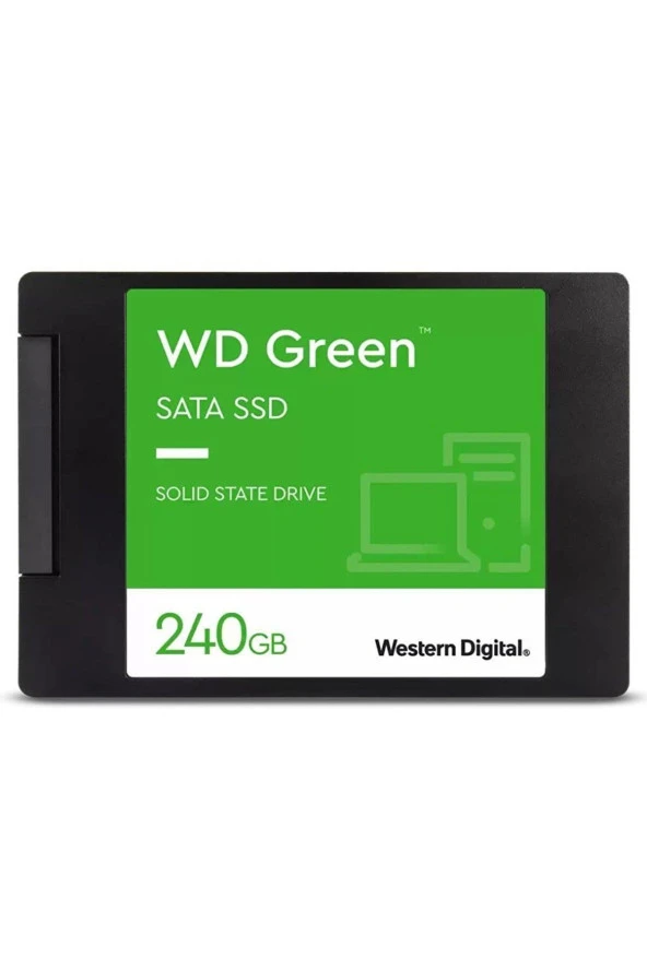 Wd 240 GB Green 2.5 545MB-S 3D Nand 240 GB SSD Harddisk