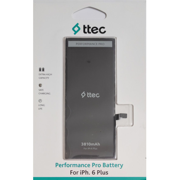 IPHONE 6 PLUS - 6S PLUS TTEC PERFORMANCE PRO 3810MAH BATARYA 2BTP137