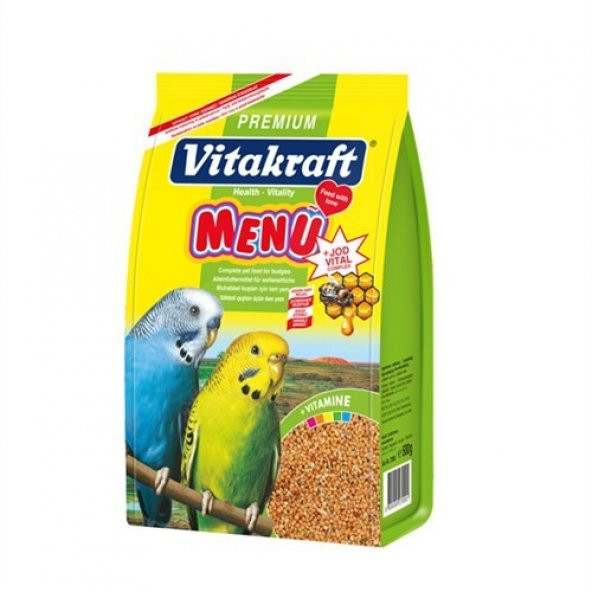 VİTAKRAFT BALLI VİTAMİNLİ MUHABBET KUŞ YEMİ 1 KG