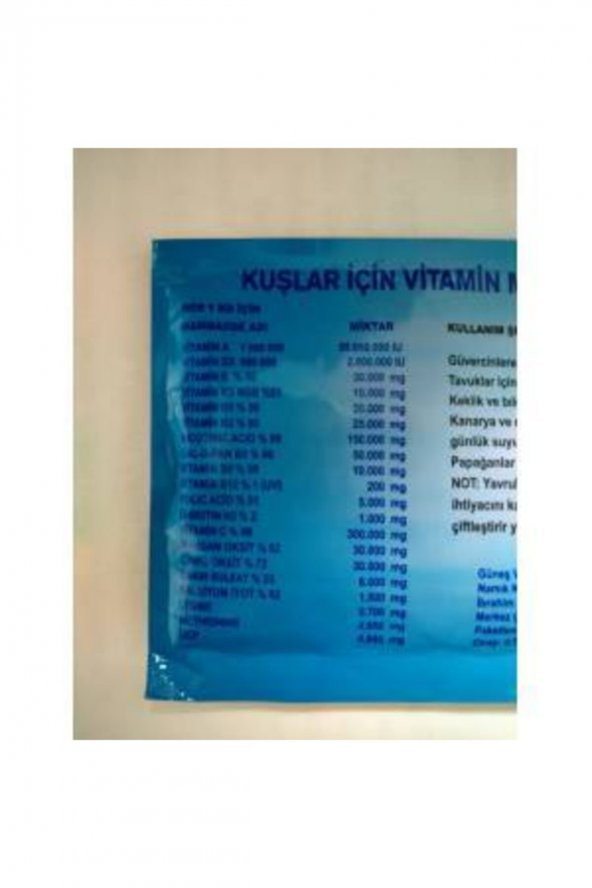 20gr. Kızıştırıcı Vitamin Ilyas Yıldırım Yerli Üretim. Tüm Hayvanlar Için - 2