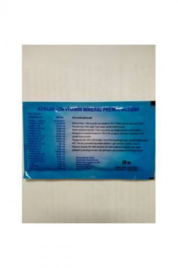 20gr. Kızıştırıcı Vitamin Ilyas Yıldırım Yerli Üretim. Tüm Hayvanlar Için - 3