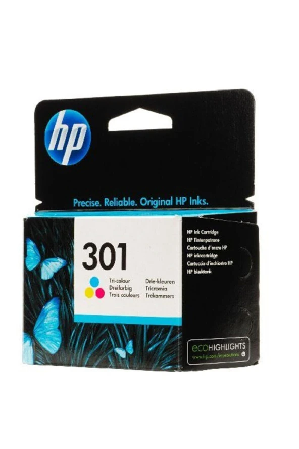 HP 301 Color Renkli Kartuş CH562EE Üç Renkli Orjinal Kartuş