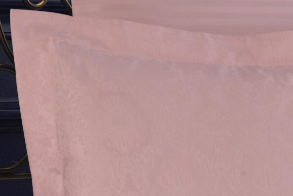 Finezza Monaco Bambu Jakar Kumaş Pudra ikili Oksford 60x80 cm Yastık Kılıfı-1322 - 2