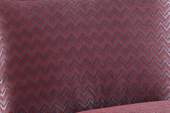 Finezza Odesa Bambu Jakar Kumaş Bordo ikili Oksford 60x80 cm Yastık Kılıfı -1330 - 5
