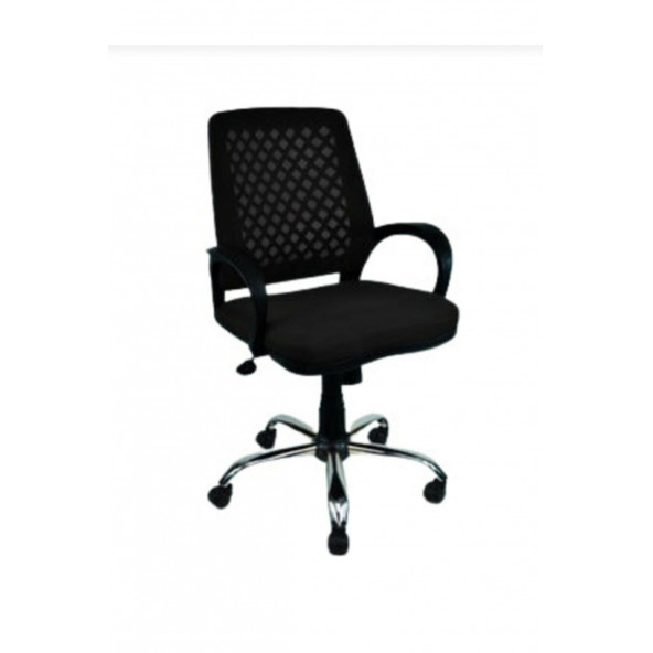 Clk Fileli Petek Ofis Büro Bilgisayar Koltuğu Sandalyesi Krom Ayak