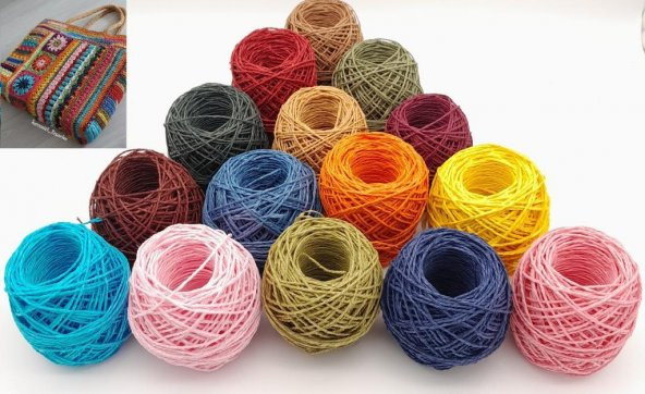 Angel Çanta Aksesuar Kavuniçi Tasarım Örgü Çanta İpleri