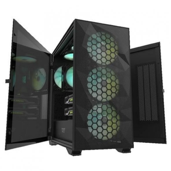 DarkFlash DLX21-MESH RGB Mid Kasa / PSU Yok - 3