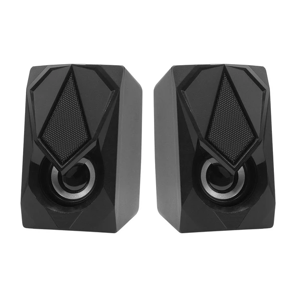FRISBY FS-2136U 2.0 Hoparlör Sistemi RGB Led Siyah (USB) - 4