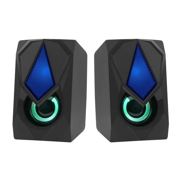FRISBY FS-2136U 2.0 Hoparlör Sistemi RGB Led Siyah (USB) - 3