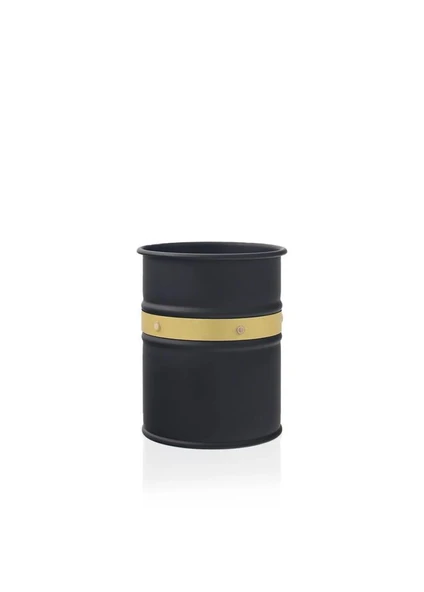 THE MİA TEZGAH ÜZERİ GALVİN KAŞIKLIK SİYAH 13*11 CM - 2