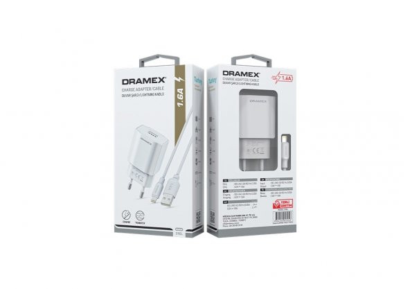 Dramex D16L 1.6A İphone Lightning Şarj Adaptörü - 2