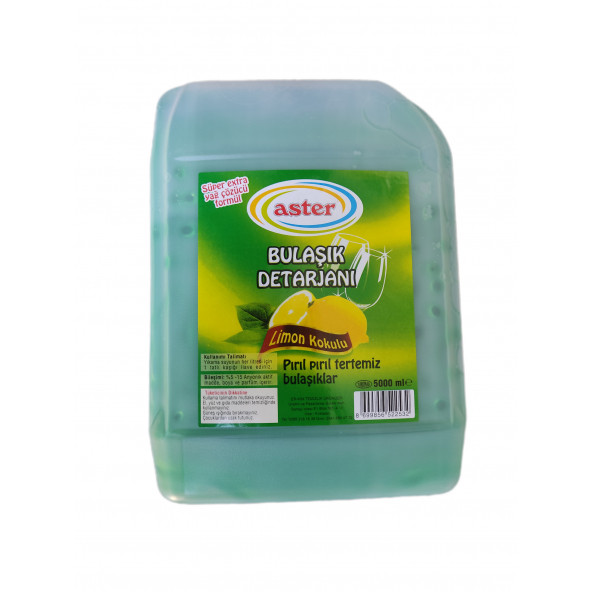 ASTER Bulaşık Deterjanı 5 L. - 2