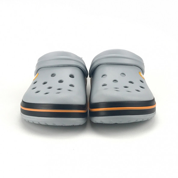 CROCS CROCBAND GRİ TURUNCU UNİSEX TERLİK