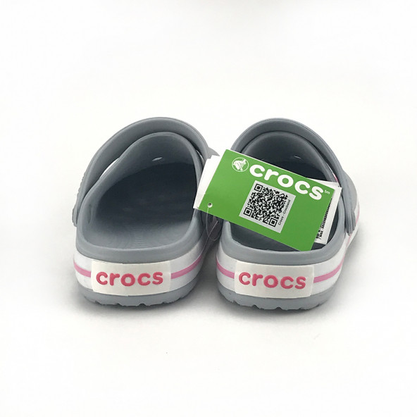 Gri Pembe Crocs Crocband Unisex Terlik - 4