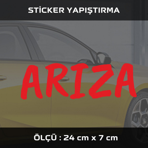 ARIZA - 2 adet sticker etiket araba motosiklet kask cam dolap uyumlu yapıştırma
