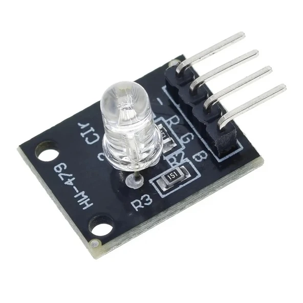 3 Renkli RGB Led Modülü - 5 mm RGB Led