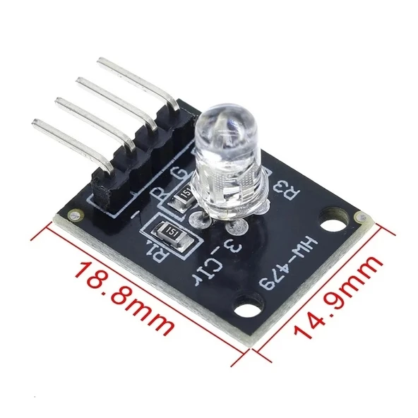 3 Renkli RGB Led Modülü - 5 mm RGB Led - Resim 7