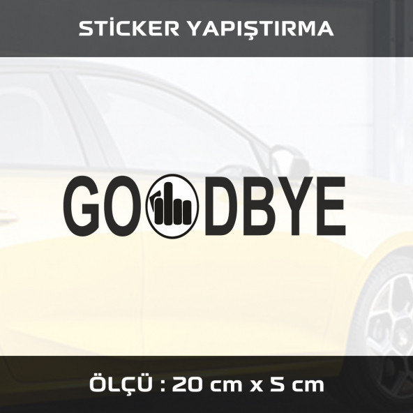 GÜLE GÜLE UKALA HAREKET -  2 ADET sticker etiket araba motosiklet kask cam dolap uyumlu yapıştırma ürün görseli