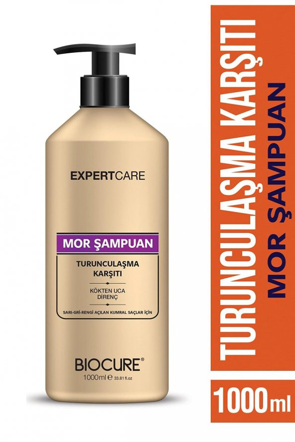 Biocure Expert Care Mor Şampuan 1000ml