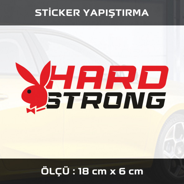 HARD SERT ETKİLİ -  2 ADET sticker etiket araba motosiklet kask cam dolap uyumlu yapıştırma ürün görseli