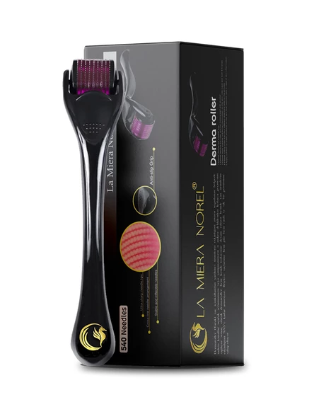 La Miera Norel - Dermaroller Titanyum Uçlu İğneli Tarak 0.30 Mm - Resim 3