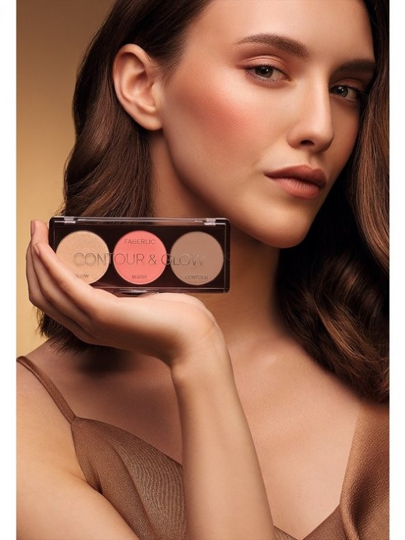 Faberlic Glam Team Yüz Şekillendirici Palet Contour&glow - Pembe Işıltı-6335 - 2