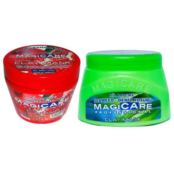 Magic Care Clay Mask 2li - Nar/Deniz Yosunu