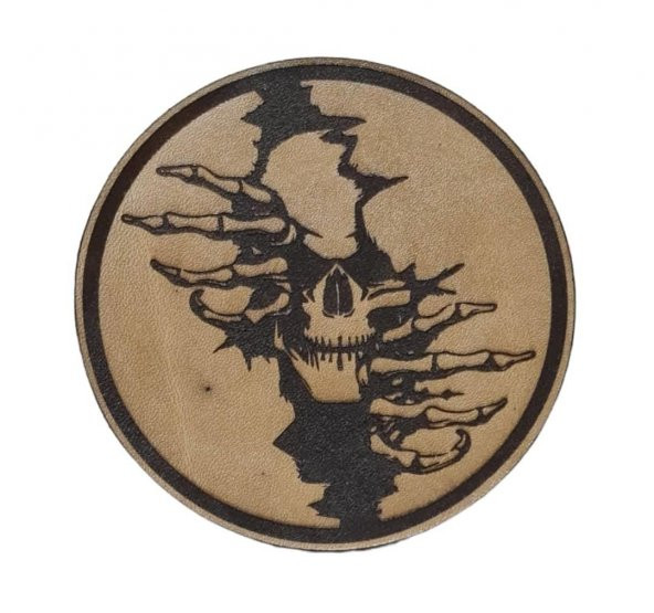 KURU KAFA NO:3 - Deri PEÇ - Arma - Askeri Patch ürün görseli