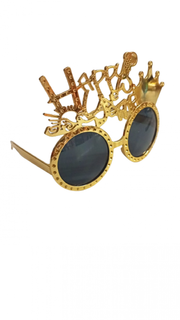 YILBAŞI GÖZLÜK HAPPY NEW YEAR GOLD - 2