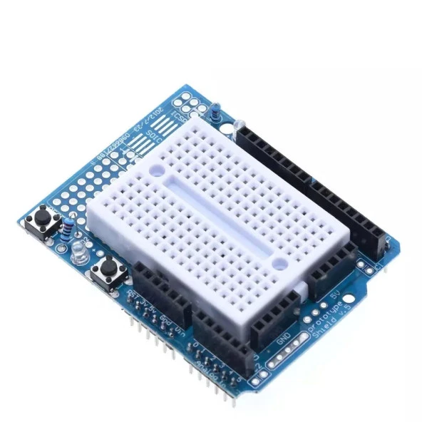 Arduino UNO R3 Proto Shield Kiti (Mini Breadboardlu)