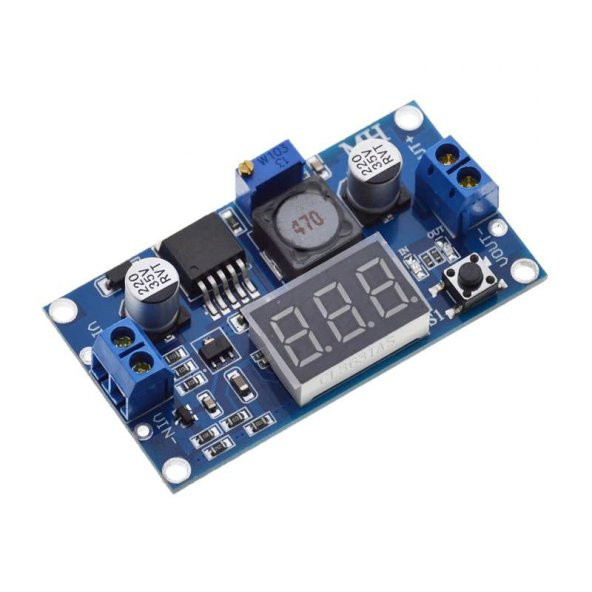 Voltmetreli LM2596 Ayarlı Modül Ayarlanabilir 3A Güç Kaynağı ürün görseli