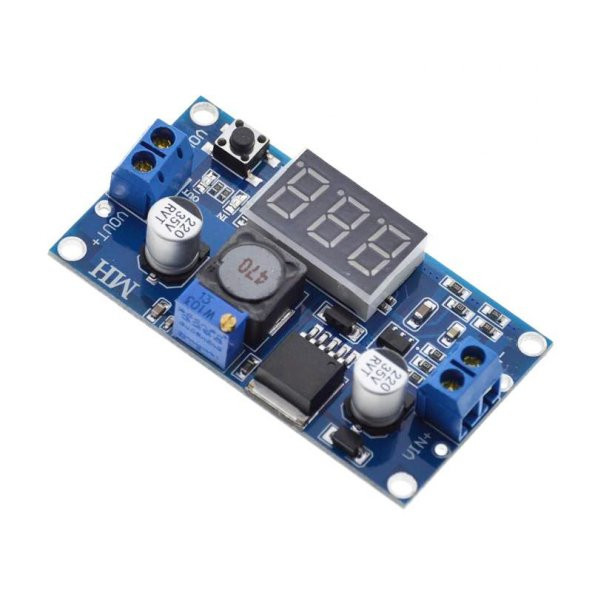 Voltmetreli LM2596 Ayarlı Modül Ayarlanabilir 3A Güç Kaynağı - Resim 2