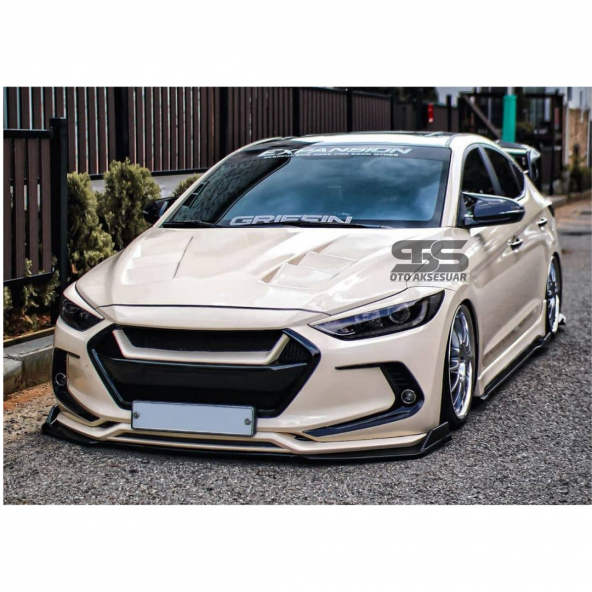 Hyundai Elentra 2016-2018 Uyumlu Yarasa Ayna Kapağı Sinyalli Piano Black Batman