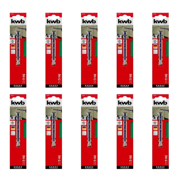 Kwb Sert Seramik Delme Matkap Ucu 6 mm x 10 Adet 49051360 ürün görseli