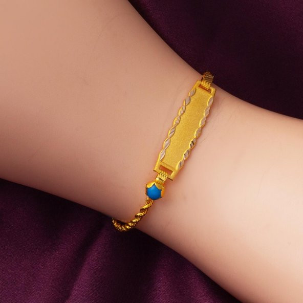 14 Ayar Altın Hediyelik Çocuk Künyesi - Resim 2