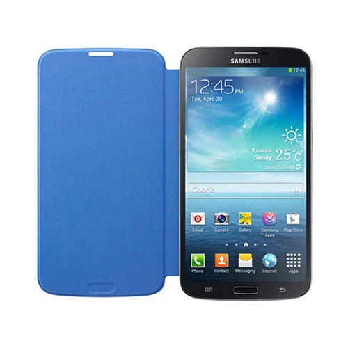 Samsung i9200 Galaxy Mega Flip Cover Orjinal Kılıf - Mavi EF-FI920BCEGWW - Resim 3