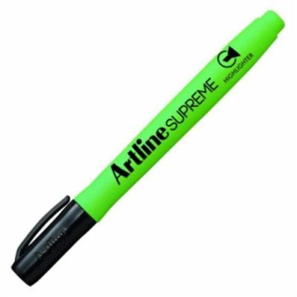 Artline Supreme Fosforlu Kalem Yeşil Efd600