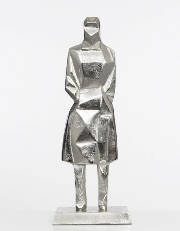 Vitale Büyük Boy Kadın Dekoratif Obje Silver 60X23X12CM AK.IU0045