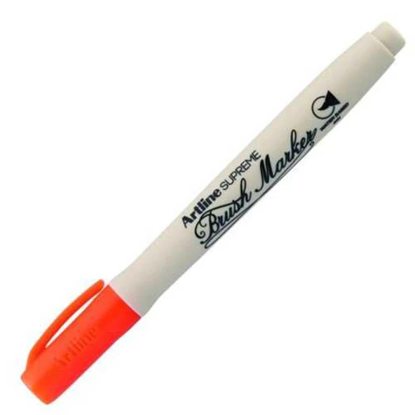 Artline Supreme Brush Marker Turuncu Epf-6D (1 Adet)