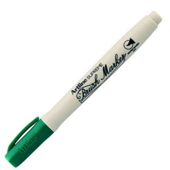 Artline Supreme Brush Marker Koyu Yeşil Epf-6D (1 adet)