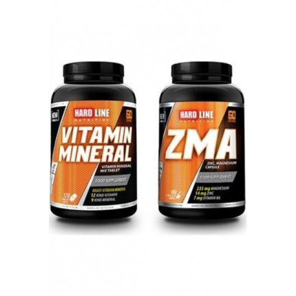 Hardline Nutrition Vitamin Mineral - Zma Seti + Hediye