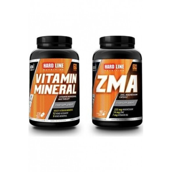 Hardline Nutrition Vitamin Mineral - Zma Seti(ÜCRETSİZ KARGO)