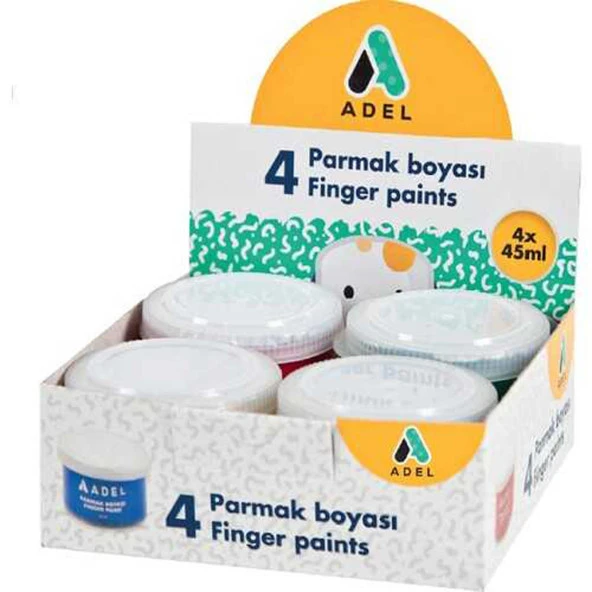 Adel Parmak Boyası 4 Renk 45ml (1 adet)
