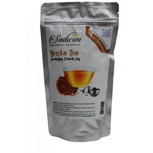 Sadıcım Greçka Çayı (Karabuğday Tohumlu Çay) 80 Gr Süzen Poşet - 2