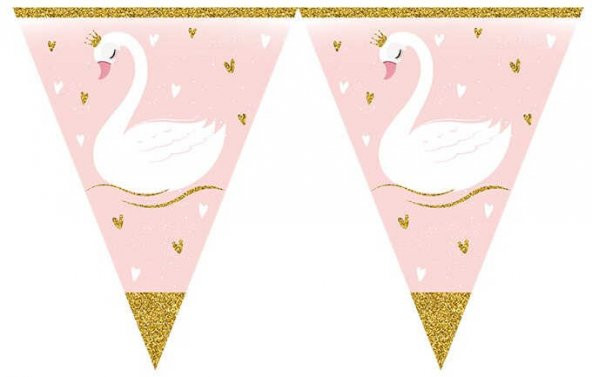 FLAMA BAYRAK KUĞU 1 SET - Resim 2