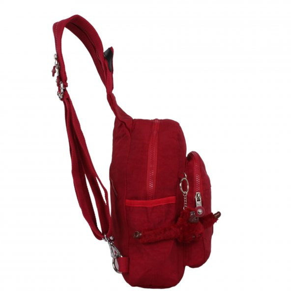 Kenyon Cox 8815 Bordo Unisex Klınkır Maymunlu Günlük Sırt Çantası - 5
