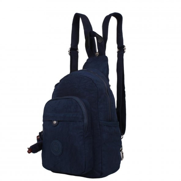 Kenyon Cox 8815 Lacivert Unisex Klınkır Maymunlu Günlük Sırt Çantası - 8